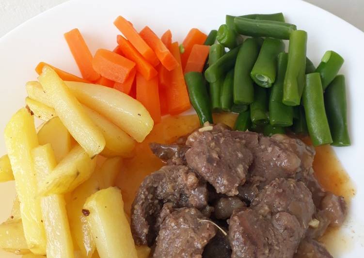 Cara memasak Home Made Beef Steak, Enak