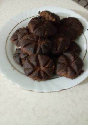 عکسی از دستور شیرینی شکلاتی که سوخت