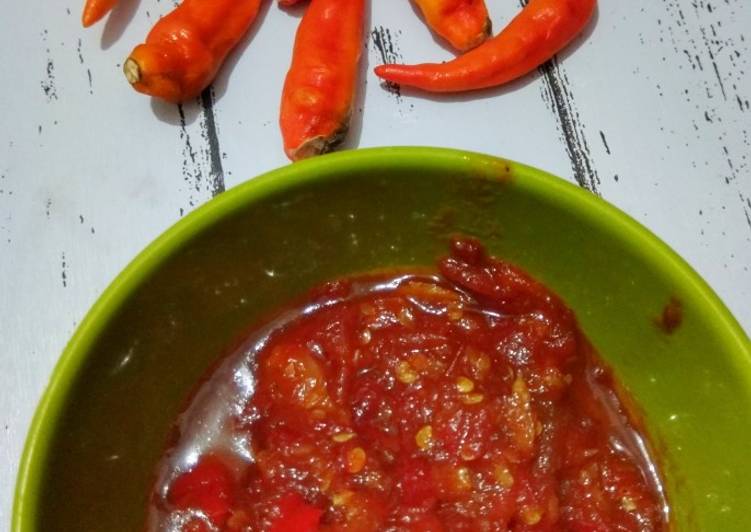 Sambal trasi gula jawa