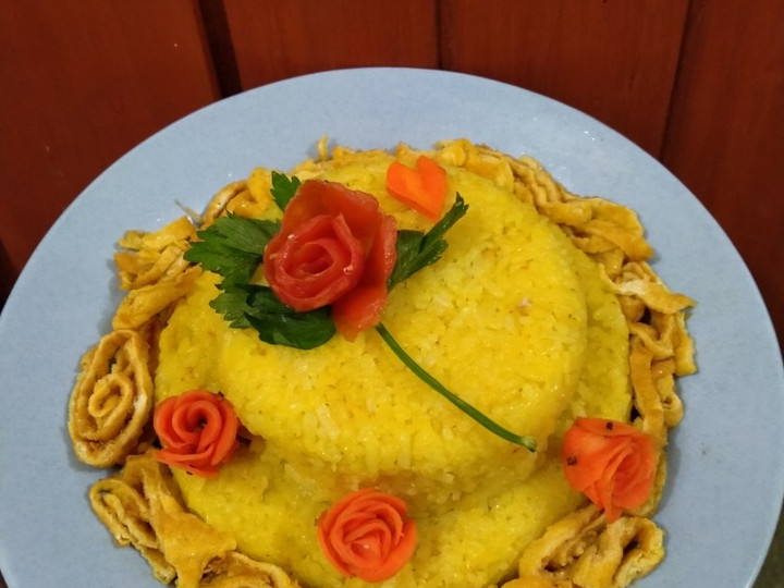 Resep: Nasi Kuning rice cooker Ekonomis Untuk Dijual
