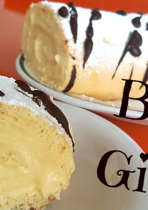 Foto principal de Como hacer Brazo gitano, relleno de crema pastelera casera