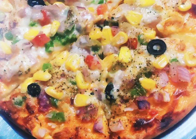 Recipe of Favorite Extra MoreCheese Veggie Pizza