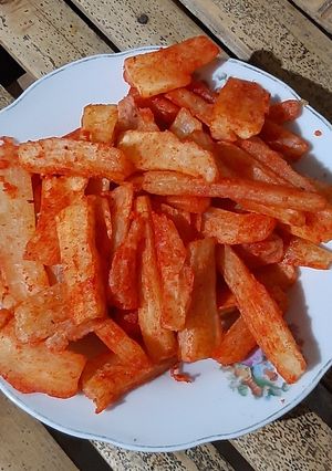 Foto resep Tela-tela singkong perasa instan