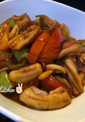 Foto resep Cumi Ongseng Cabe ijo