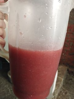 صورة لوصفة عصير الفراوله