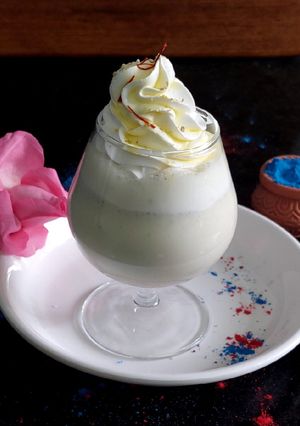 A picture of Thandai frappe.
