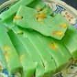 Puding hunkwe pisang pandan
