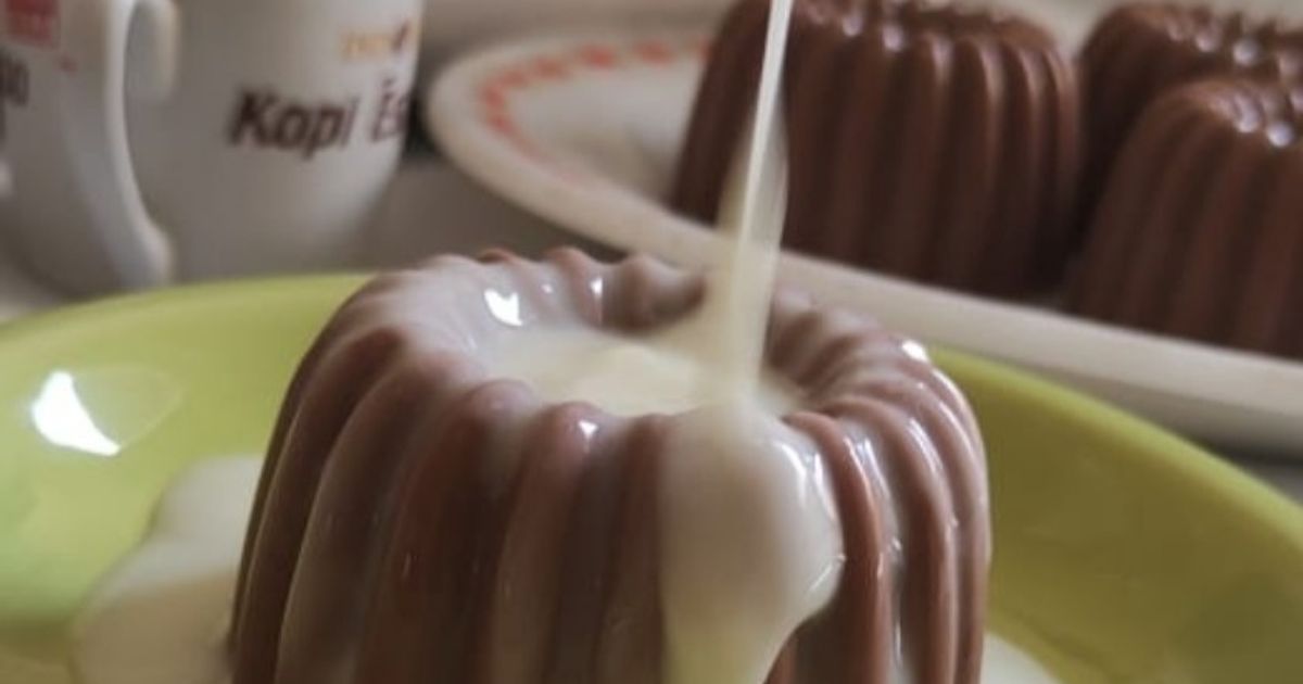 Pudding Coklat Saus Vla Instan (Nyoklat Banget)