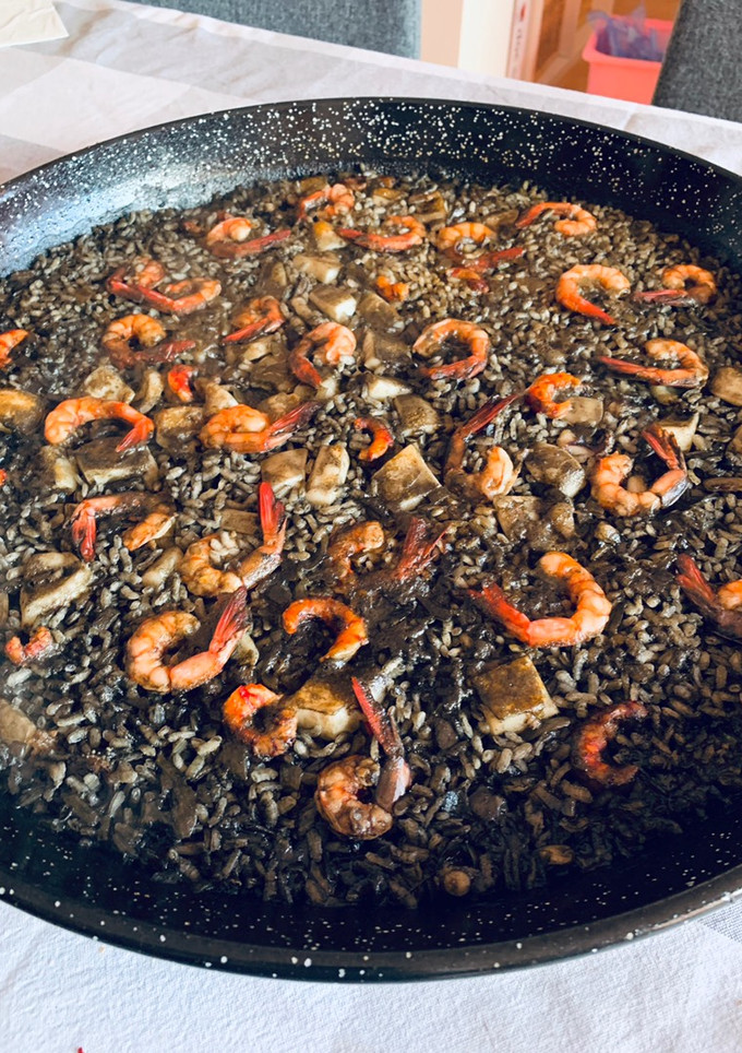 Una foto de Arroz negro