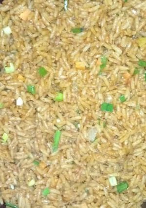 A picture of Jollof rice.
