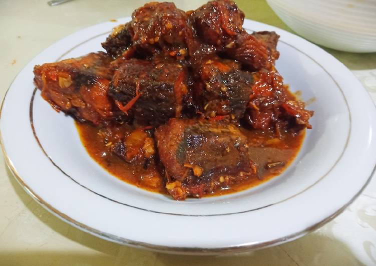 CAKALANG masak pedas manis mudah