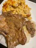 Smothered pork chops