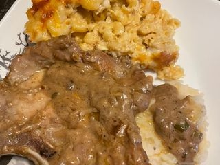 Smothered pork chops