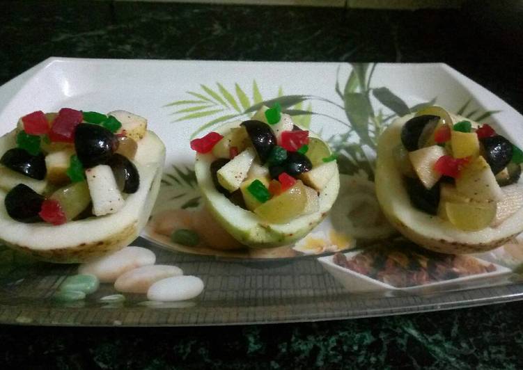 Recipe of Perfect Guava katori fruit salad