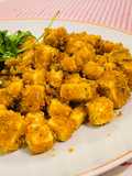 Bocconcini di tofu impanati