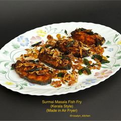 Surmai Masala Fish Fry (Kerala Style) (Made in Air Fryer) A picture of Surmai Masala Fish Fry (Kerala Style) (Made in Air Fryer).