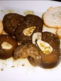 Una foto de Berenjenas en escabeche tradicional