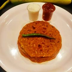 A picture of Lauki Thepla.
