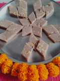 Oil free Musk melon seeds and singhade ke aate ki burfi