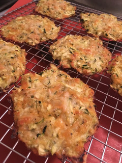 A picture of Cheesy Zucchini slices.