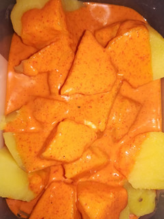 Una foto de Patatas al piquillo