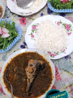 عکسی از دستور قلیه ماهی جنوبی