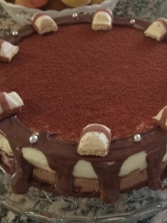 Una foto de Tarta de Kinder Bueno