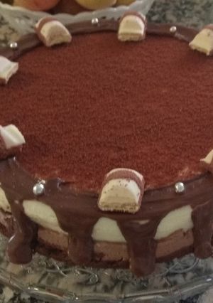 Una foto de Tarta de Kinder Bueno