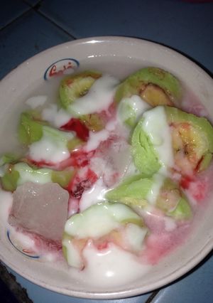 Foto resep Es pisang ijo