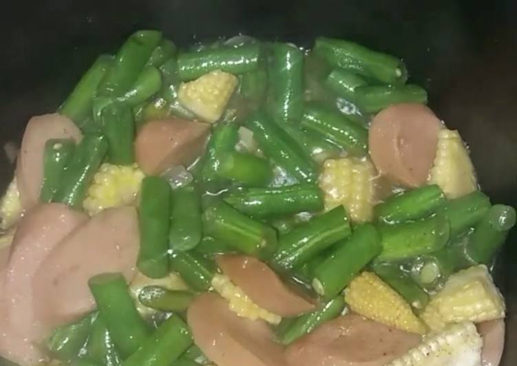 Resep Tumis buncis jagung muda, Lezat Sekali