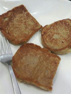 A picture of Egg banana pancake.