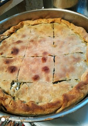 Φωτογραφία της συνταγής 🌲🌲🌳 Σπανακόπιτα με φέτα!!