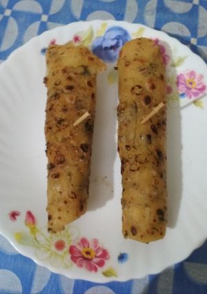A picture of Rice Flour Paratha Roll.