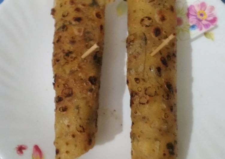 Step-by-Step Guide to Make Favorite Rice Flour Paratha Roll
