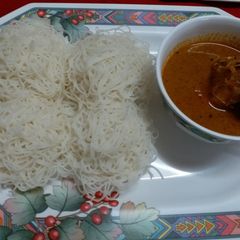 A picture of Idiyappam (String Hopper).