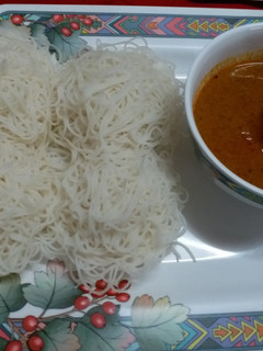 A picture of Idiyappam (String Hopper).