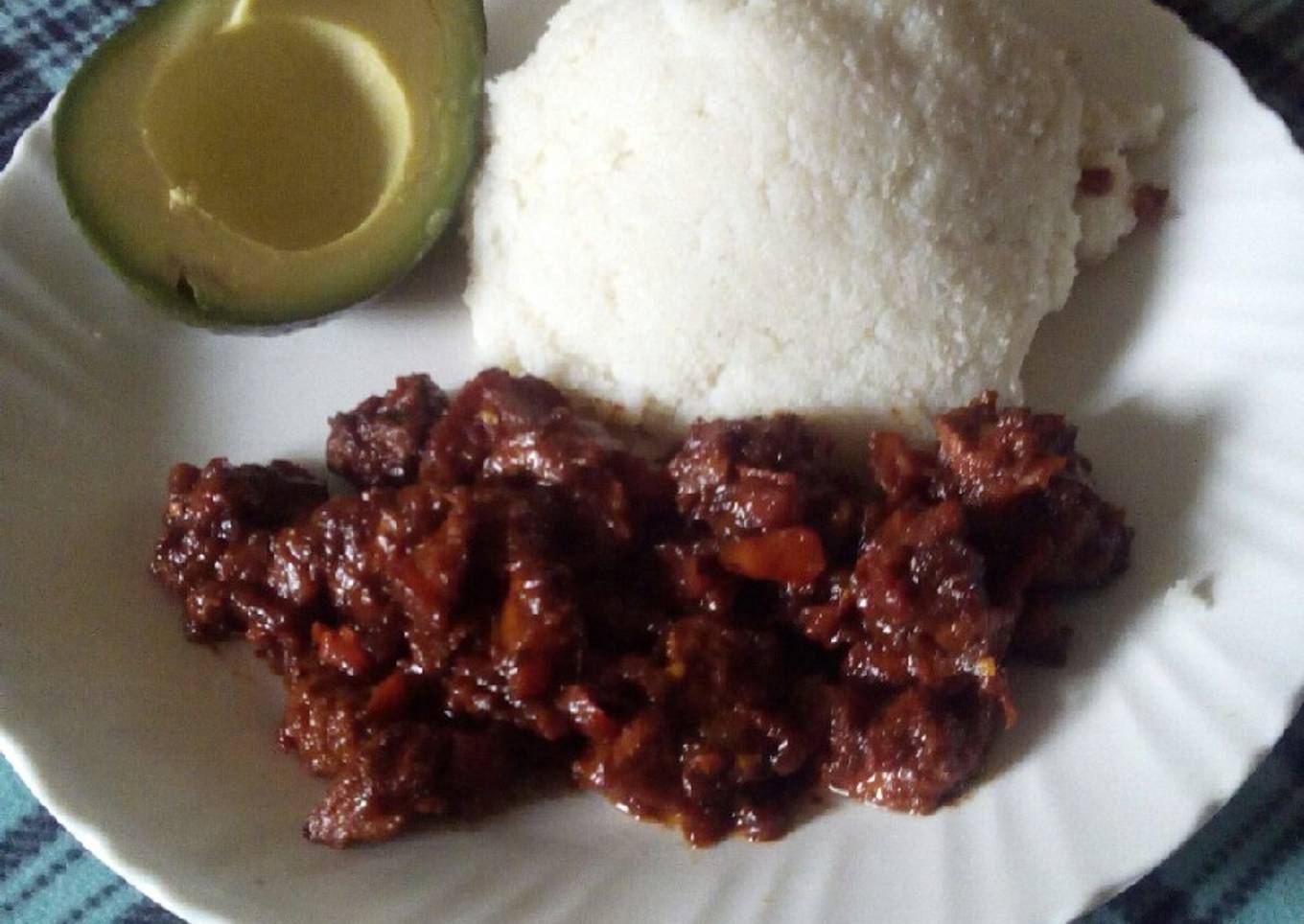 Pork and ugali