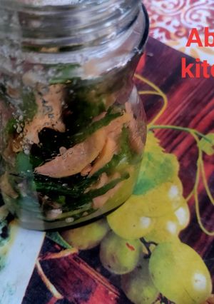 A picture of Instant chilli ginger pickle.