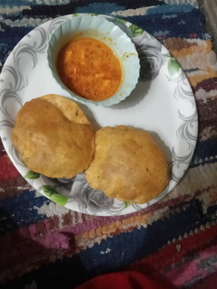 A picture of Masala Puri.