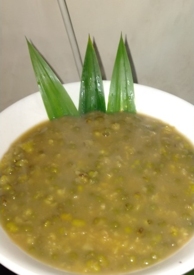 Foto resep Bubur kacang hijau kental