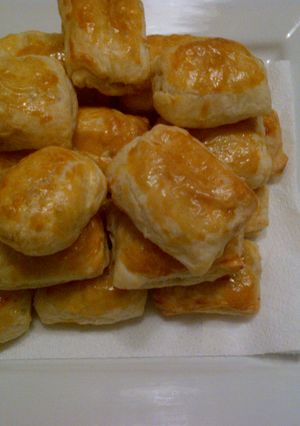 A picture of Bacon and Egg Puff Pastry.