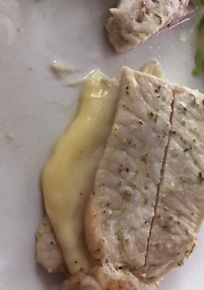 Una foto de Lomo relleno de queso en airFryer