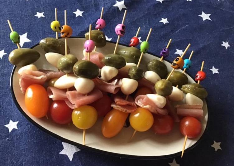 Recette Des Petites brochettes apéritives