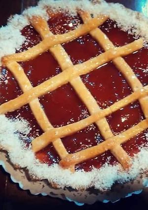 Una foto de Pastafrola de membrillo