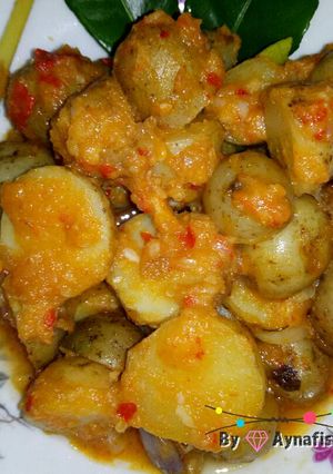 Foto resep Kentang Bumbu Lengkuas Serai Enak Banget