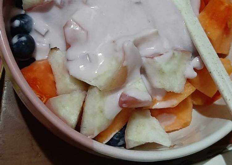 Resep Healthy fruit salad Lezat