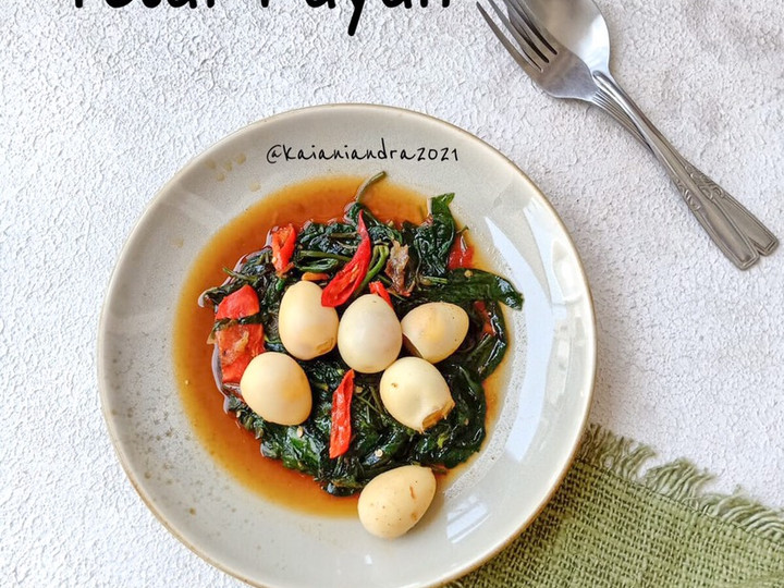 Resep Tumis Kangkung Telur Puyuh, Bisa Manjain Lidah