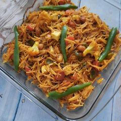 A picture of Vermicelli upma.