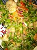 Kwa'don salak(lettuce with kuli)