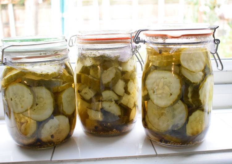 Steps to Make Ultimate Sweet and sour pickled cucumber